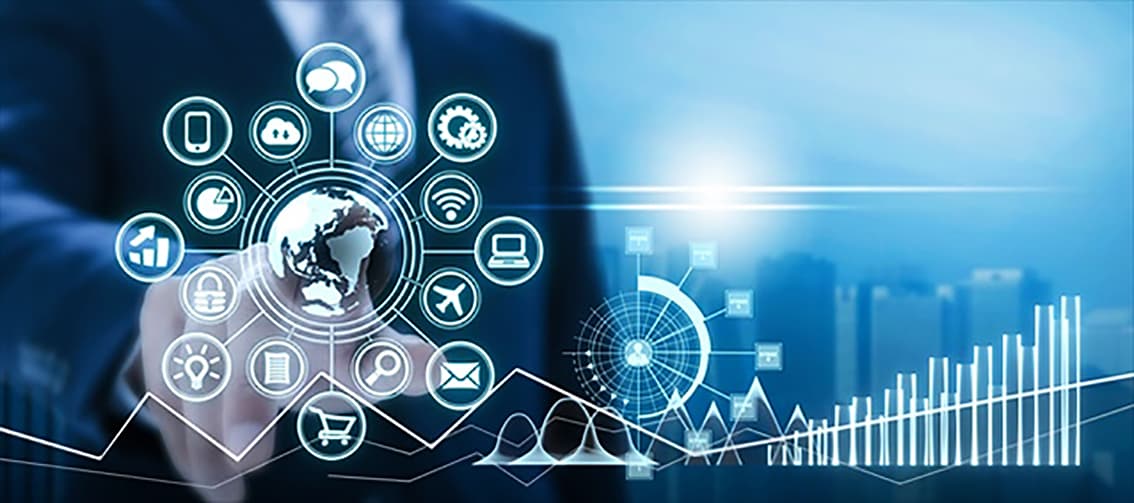 ビジネスしている様子